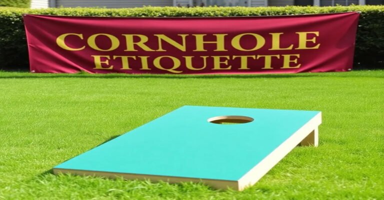 Cornhole Etiquette