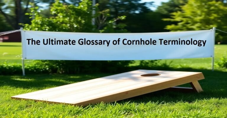 Cornhole Terminology