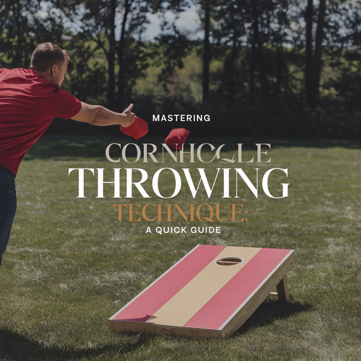 Cornhole Throwing Technique